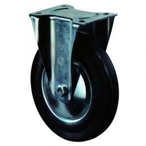 Westfalia Roue de charriot avec pneu en caoutchouc sans frein - 200 mm