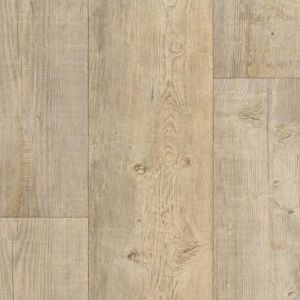 Décoweb Sol Lino Eco - Imitation parquet bois blanc vieilli - Rouleau de 2m x 2m