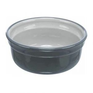 Trixie Gamelle, en céramique, 1,6 l/ 20 cm, Gris/Gris Clair - 24412