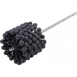 Rodoir A cylindre boule, honoir, brosse de rodage flexible grain 120 - 87 - 89 mm - Bgs Technic