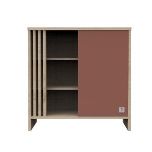 Sauthon Commode 1 porte Tokyo MARRON