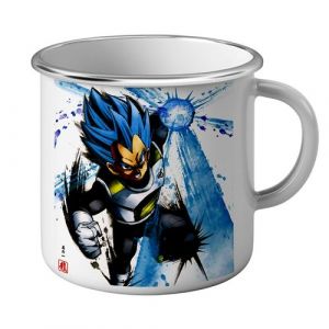 Fabulous Mug en m&eacute;tal &eacute;maille Vegeta Super Saiyan God La Resurection De Freezer