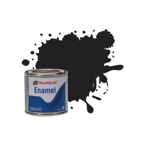 Humbrol Peinture N°33 Noir - Mat : Enamel : 50 ml