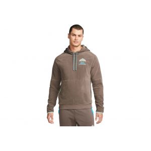 Nike Sweat a capuche trail mount blanc marron s