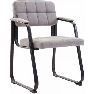 CLP Chaise Visiteur Canada B tissu, Gris clair