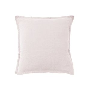 Image de Blanc Cerise Rêve de lin - Housse de coussin en lin 52 fils / cm² - nude