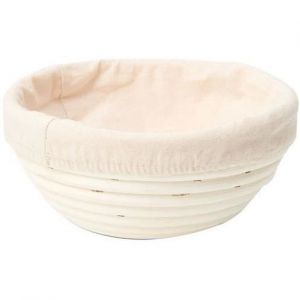 Patisse Banneton osier rond 25CM avec toile coton
