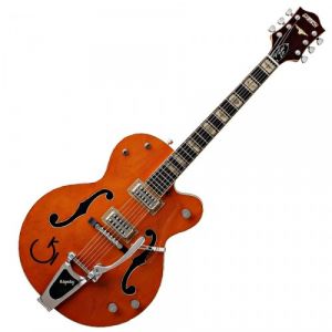 Image de Gretsch Reverend Horton Heat Nashville G6120RHH - orange lacquer