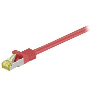 Cordon RJ45 catégorie 7 S/FTP 1 m Rouge