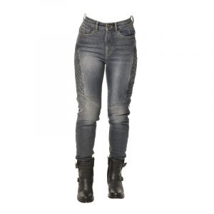 Overlap Jeans moto femme Lexy bleu- 34