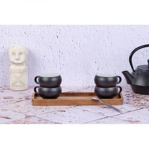 Tasse Gourmet 12cl - 4 Pi&egrave;ces - Onyx
