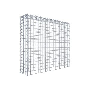Gabion sur toile type 3 100 cm x 90 cm x 20 cm (L x H x P), maille 5 cm x 5 cm, spirale