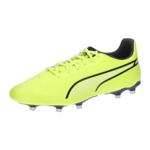 Puma Unisex King Match Fg/Ag Chaussures de football, Electric Lime Black, 44.5 EU