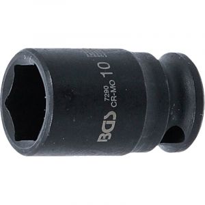 BGS 7290 | Douille &agrave; choc, six pans | 6,3 mm (1/4") | 10 mm