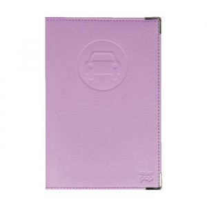 Porte-papiers voiture ancien permis + carte grise &ndash; PVC Lilas &ndash; Format 15 &times; 10 cm &ndash; Made in France &ndash; Color Pop