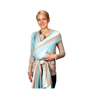 Image de Hoppediz Écharpe porte-bébé en sergé croisé (4,60 x 0,70 m)