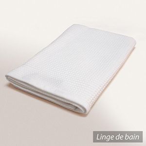 Pure - Serviette de toilette nid d'abeille (50 x 100 cm)