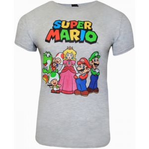 Super Mario T-shirt - Adulte (S) (Gris) - UTHE332