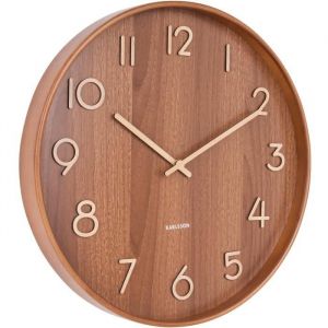 Image de Present time Horloge en bois Pure 40 cm