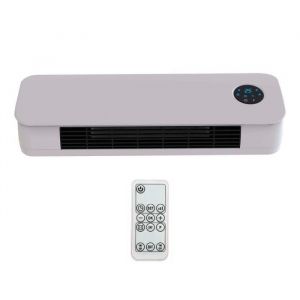 Kekai - Chauffage Céramique Mural 2000W Split Dual Ultraslim 57x7x9 cm avec Télécommande Incluse
