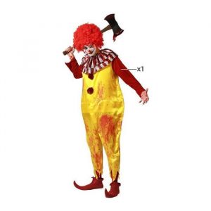 Atosa Déguisement Homme Clown Jaune Ronald