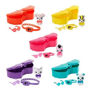 Mattel Color Reveal Mini-Figurine Animale, série Monochrome ?avec 3 sachets Surprises, modèle aléatoire, Jouet pour Enfant, GTT11
