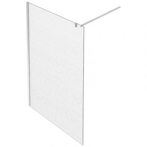 Jacob Delafon Paroi de douche Contra textile 100cm + kit profilé Chromé