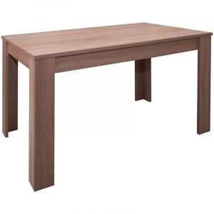 Image de Alter Table de salle à manger extensible, Console extensible, Table moderne avec rallonges, 140 / 190x90h78 cm, couleur Chêne