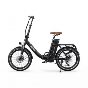 Onesport Ot16-2 Vélo Électrique - Cadre En Fer Pliable Moteur 250w Batterie 48v17ah 20"Pneus De Freins Disque - Brun Foncé