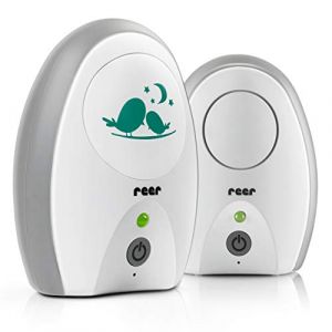 Reer 50040 Neo Digital Baby Monitor - 100 % r&eacute;sistant aux insectes, faible rayonnement, port&eacute;e de 250 m, 1 pi&egrave;ce (lot de 1)