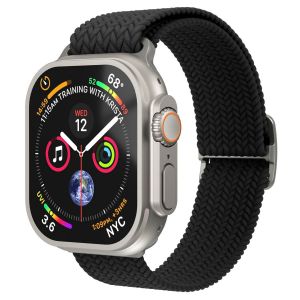 Vonmahlen Bracelet Woven Loop Apple Watch Series 1 t/m 11 / SE / Ultra (44/45/46/49 mm) - Noir