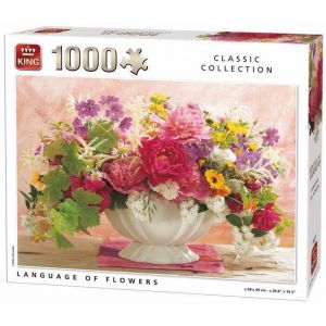 Image de King International Language of flowers - Puzzle 1000 pièces