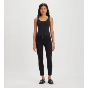 Levi's Pour femme. Jean 711 Double Button Skinny noir
