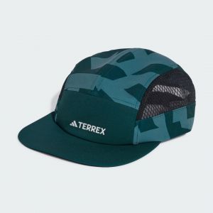 Adidas Mixte Terrex Climacool 5PANEL Graphic Cap, Aurora Ivy/Preloved Teal/White, XL