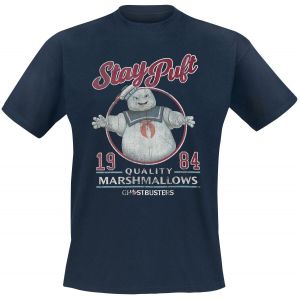 Image de Cotton Division T-Shirt Manches courtes de SOS Fantômes - Stay Puft - S à XXL - pour Homme - bleu foncé