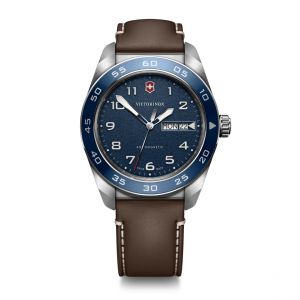 Victorinox Montre Homme Swiss Army - 242040 Bracelet Cuir Marron