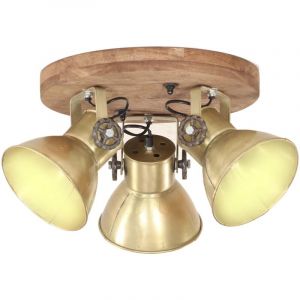 VidaXL Plafonnier industriel 25 W Laiton 42x27 cm E27