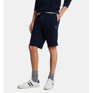 Image de Ralph Lauren Short droit Fleece en coton mélangé Bleu Polo - Couleur Bleu - Taille XL