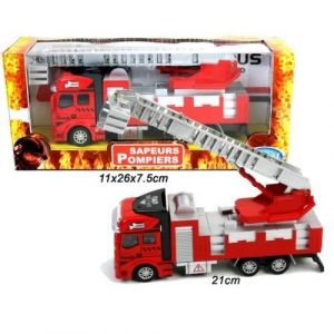 Camion De Pompiers En M&eacute;tal - Jouet - Gar&ccedil;on - Rouge - Ext&eacute;rieur - 3 Ans Et Plus