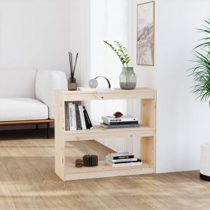 VidaXL Bibliothèque/Séparateur de pièce 80x30x71,5 cm Bois de pin