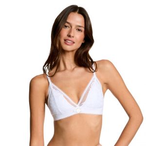 Morgan Soutien-gorge souple blanc femme - Taille 90A
