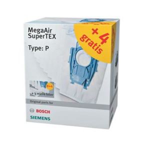 Image de Siemens VZ 123 FP - 12 sacs + 3 micro filtres MegaAir SuperTex pour aspirateurs