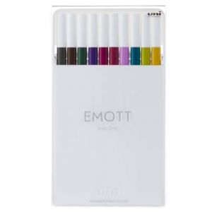 Stylo feutre uni Emott UUEMOTT103 - OSAMA - Pointe fine - Encre pigmentée résistante à l'eau