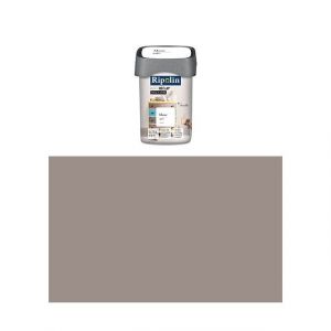 Image de Ripolin Peinture Esprit Récup Pièce à vivre Satin (Objets en bois, mélaminé, stratifié) 0.75 Litre Taupe