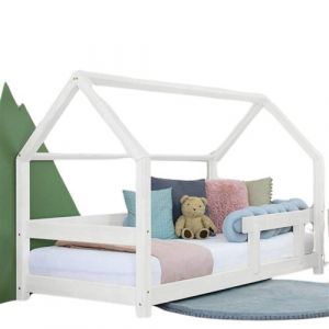 Lit cabane TERY Blanc 90x180cm