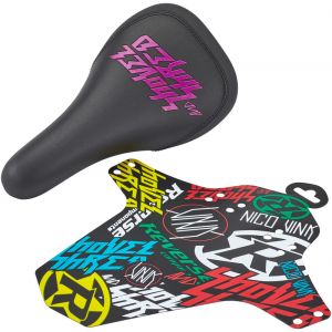 Reverse Nico Vink Shovel & Shred Selle, noir/rose Selles downhill, freeride & BMX