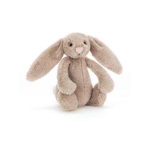 Jellycat Bashful beige bunny small - l: 8 cm x l: 9 cm x h: 18 cm