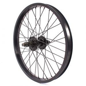 Bmx roue arriere arsenic noir 18 pouces khebikes