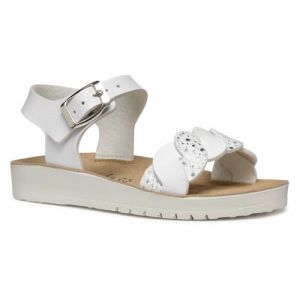 Geox J Sandal COSTAREI GI, White 3, 27 EU