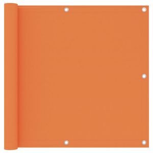 VidaXL Écran de balcon Orange 90x400 cm Tissu Oxford